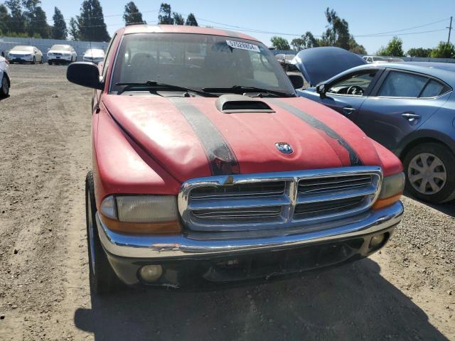 1B7GL22N71S188788 - 2001 DODGE DAKOTA RED photo 5