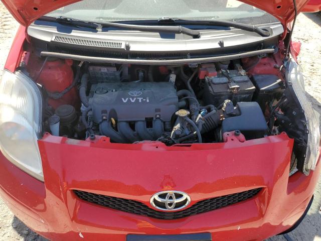 JTDJT4K34A5283274 - 2010 TOYOTA YARIS RED photo 11