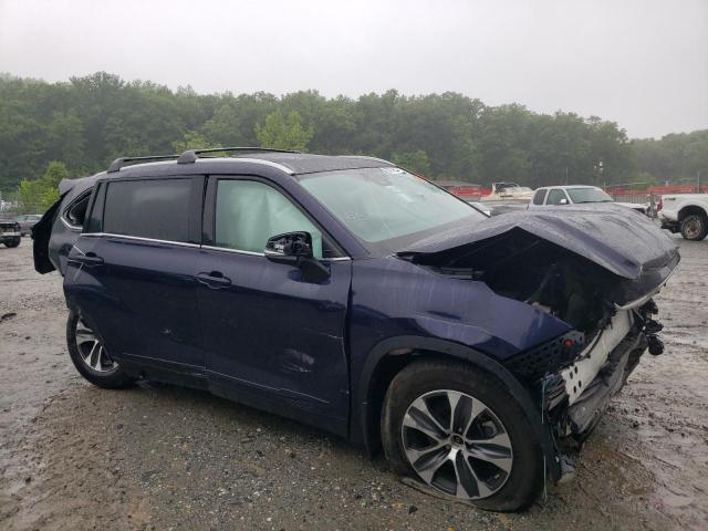 5TDGZRBH7NS594585 - 2022 TOYOTA HIGHLANDER XLE Կապույտ լուսանկար 4