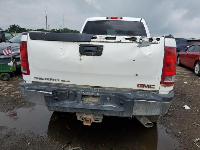 1GT120CGXDF130846 - 2013 GMC SIERRA K2500 SLE WHITE photo 6