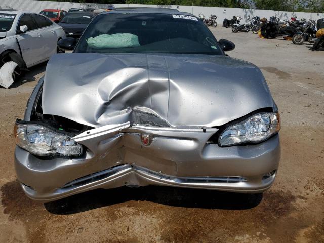 2G1WX12K759137047 - 2005 CHEVROLET MONTE CARL LT SILVER photo 5