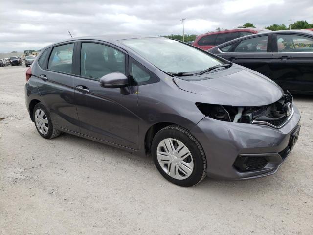 3HGGK5H48KM701495 - 2019 HONDA FIT LX GRAY photo 4