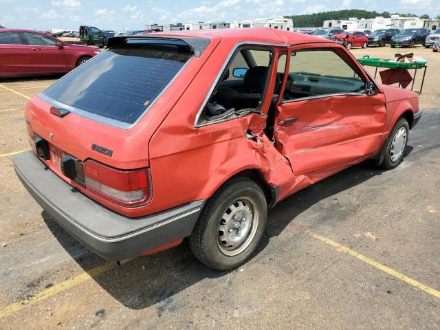 JM1BF2328K0312165 - 1989 MAZDA 323 RED photo 3