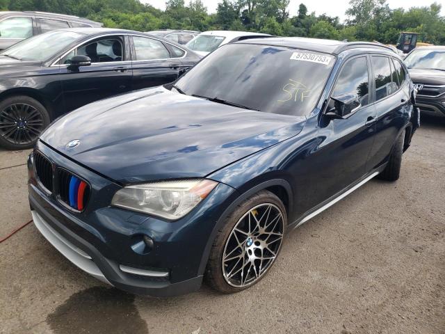 WBAVM5C58DVL63599 - 2013 BMW X1 XDRIVE35I BLUE photo 1