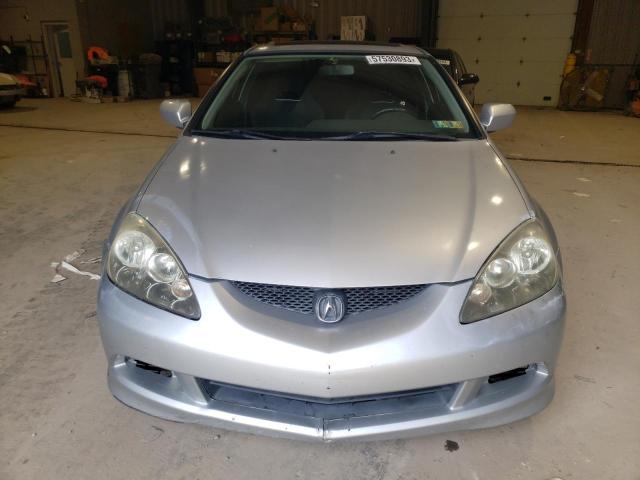 JH4DC53875S012440 - 2005 ACURA RSX SILVER photo 5