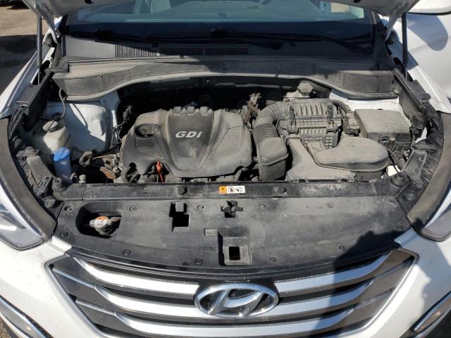 5XYZUDLB5GG321522 - 2016 HYUNDAI SANTA FE S WHITE photo 12