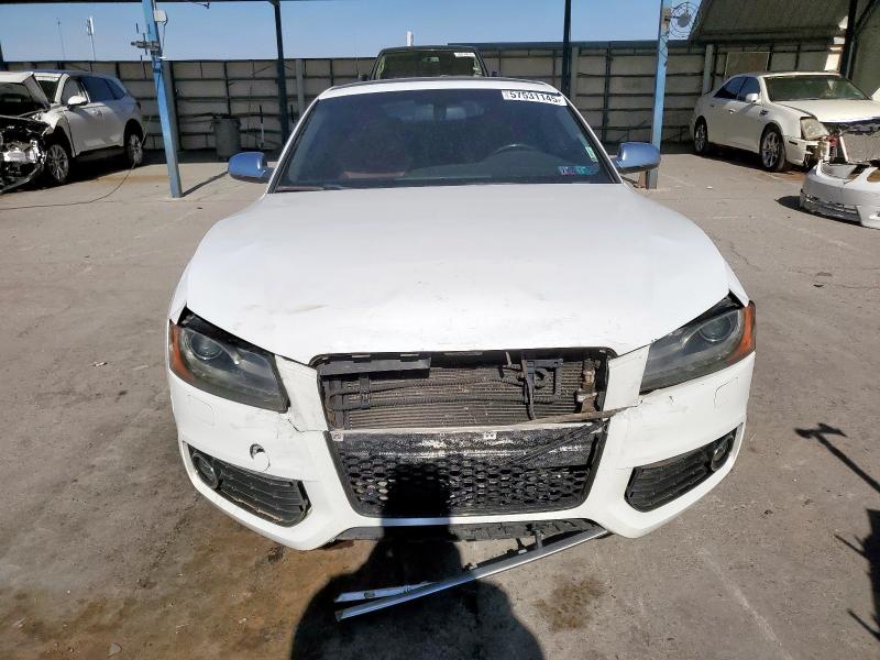 WAUCVAFR3AA062902 - 2010 AUDI S5 PREMIUM PLUS WHITE photo 5