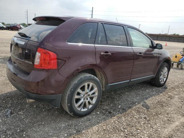 2FMDK3KC4BBA92103 - 2011 FORD EDGE LIMITED MAROON photo 3