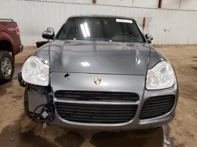 WP1AC29P16LA90059 - 2006 PORSCHE CAYENNE TURBO GRAY photo 5