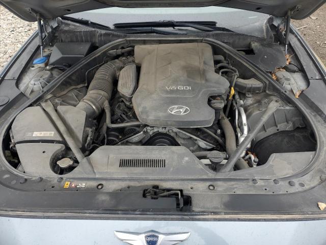 KMHGN4JE8FU085037 - 2015 HYUNDAI GENESIS 3.8L GRAY photo 11