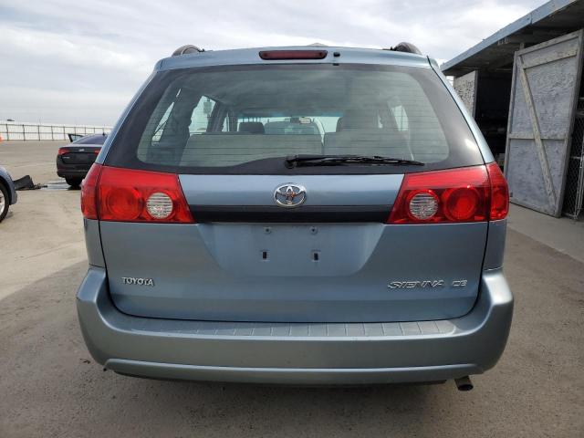 5TDZA23C86S557086 - 2006 TOYOTA SIENNA CE BLUE photo 6