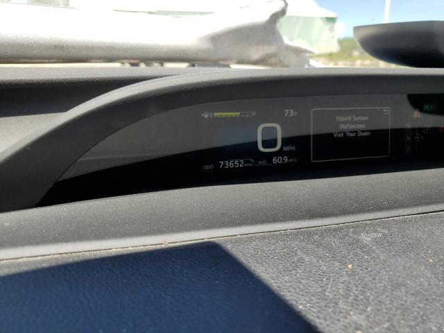 JTDKARFP6J3086106 - 2018 TOYOTA PRIUS PRIM WHITE photo 9