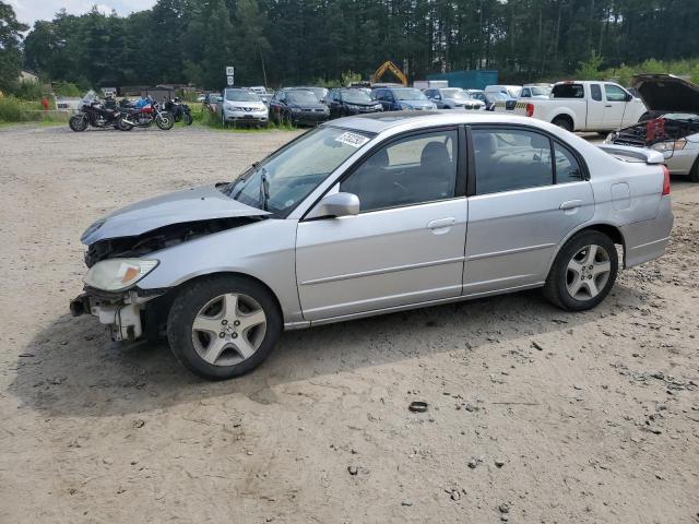 2HGES26784H625622 - 2004 HONDA CIVIC EX GRAY photo 1