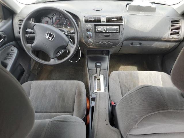 2HGES26784H625622 - 2004 HONDA CIVIC EX GRAY photo 8