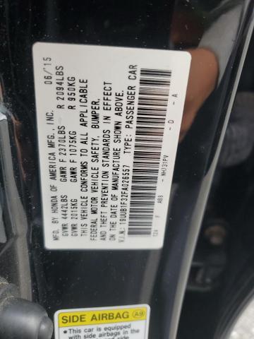 19UUB1F32FA026557 - 2015 ACURA TLX BLACK photo 12