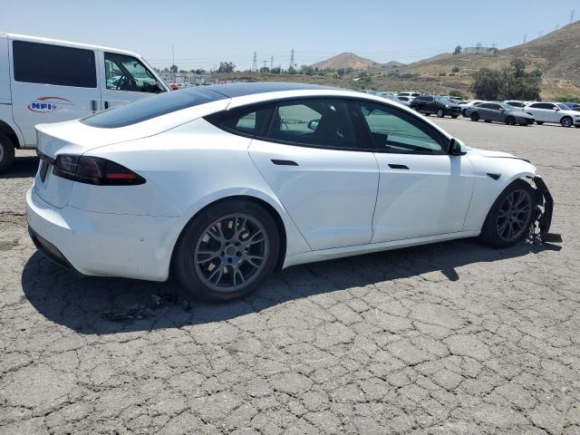 5YJSA1E58PF500032 - 2023 TESLA MODEL S 白色 照片 3