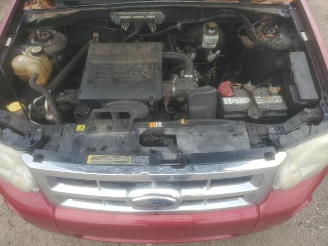 1FMCU93G69KB54207 - 2009 FORD ESCAPE XLT RED photo 12