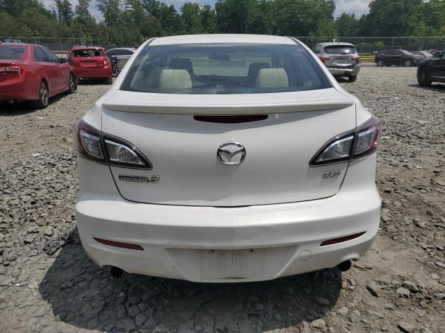 JM1BL1S54A1107885 - 2010 MAZDA 3 S WHITE photo 6