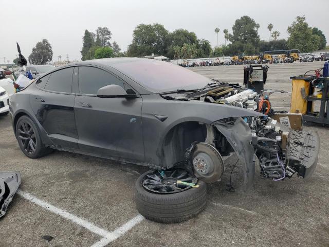5YJSA1E54NF475482 - 2022 TESLA MODEL S შავი ფოტო 4