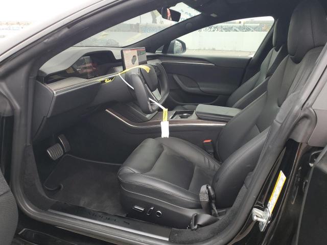 5YJSA1E54NF475482 - 2022 TESLA MODEL S შავი ფოტო 7