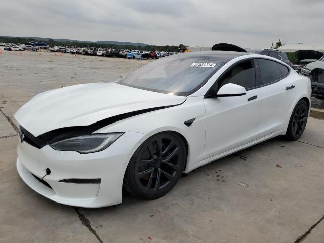 5YJSA1E54NF489446 - 2022 TESLA MODEL S თეთრი ფოტო 1