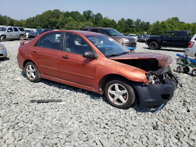 KNAFE221X95026907 - 2009 KIA SPECTRA EX ORANGE photo 4