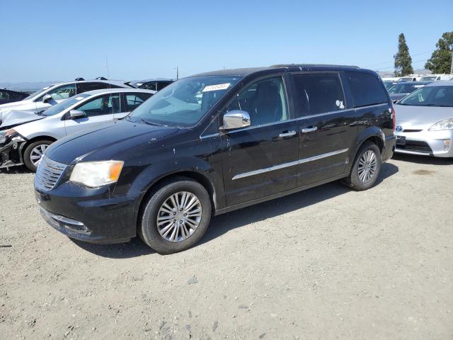 2C4RC1CG7ER470777 - 2014 CHRYSLER TOWN & COU TOURING L BLACK photo 1