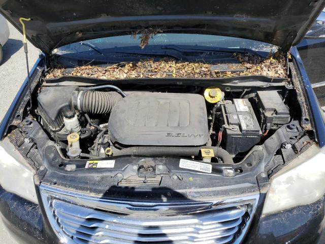 2C4RC1CG7ER470777 - 2014 CHRYSLER TOWN & COU TOURING L BLACK photo 12