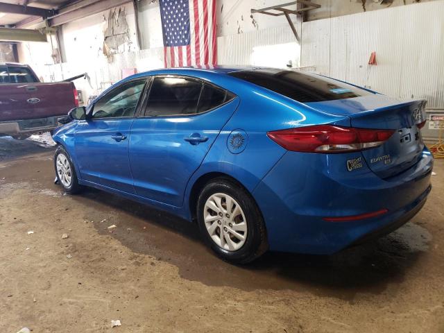 5NPD74LF5JH292219 - 2018 HYUNDAI ELANTRA SE BLUE photo 2