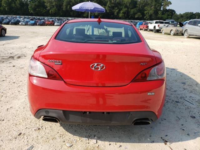 KMHHT6KD7BU054724 - 2011 HYUNDAI GENESIS CO 2.0T RED photo 6