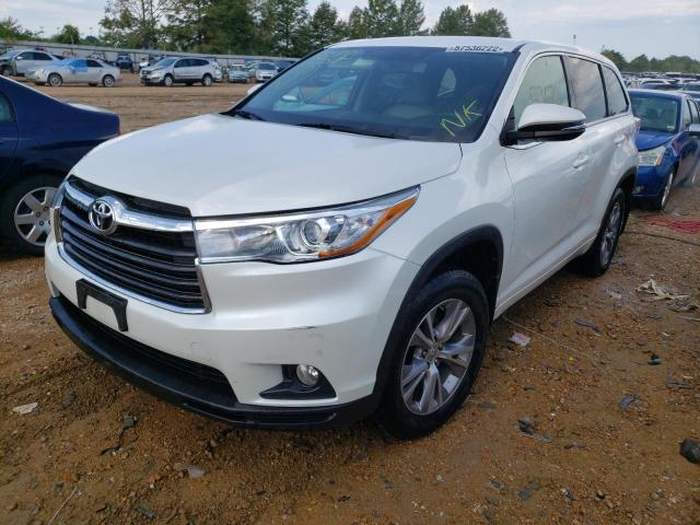 5TDBKRFHXFS106241 - 2015 TOYOTA HIGHLANDER LE WHITE photo 2