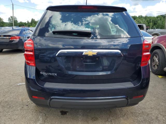 2GNALBEKXH1615535 - 2017 CHEVROLET EQUINOX LS BLUE photo 6