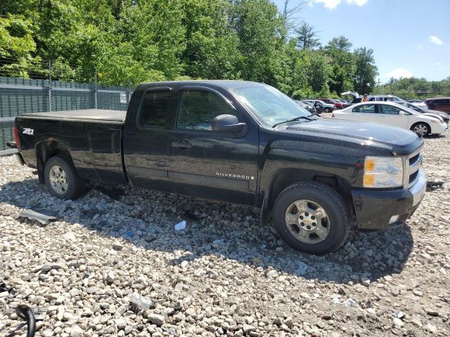 1GCEK19J37E502242 - 2007 CHEVROLET SILVERADO K1500 BLACK photo 4