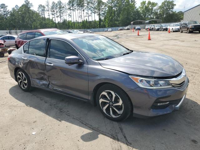 1HGCR3F07GA010851 - 2016 HONDA ACCORD EXL GRAY photo 4