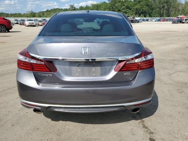 1HGCR3F07GA010851 - 2016 HONDA ACCORD EXL GRAY photo 6