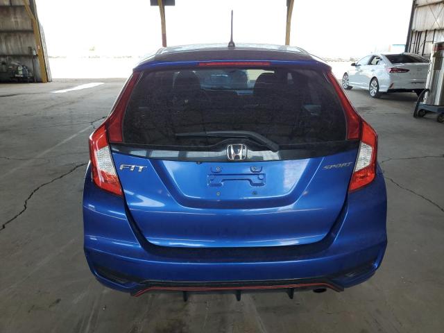 3HGGK5H65JM709862 - 2018 HONDA FIT SPORT BLUE photo 6