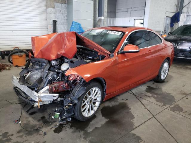 WBA1F5C55EV255841 - 2014 BMW 228 I ORANGE photo 1