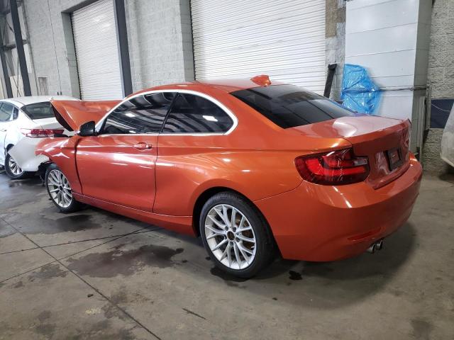 WBA1F5C55EV255841 - 2014 BMW 228 I ORANGE photo 2