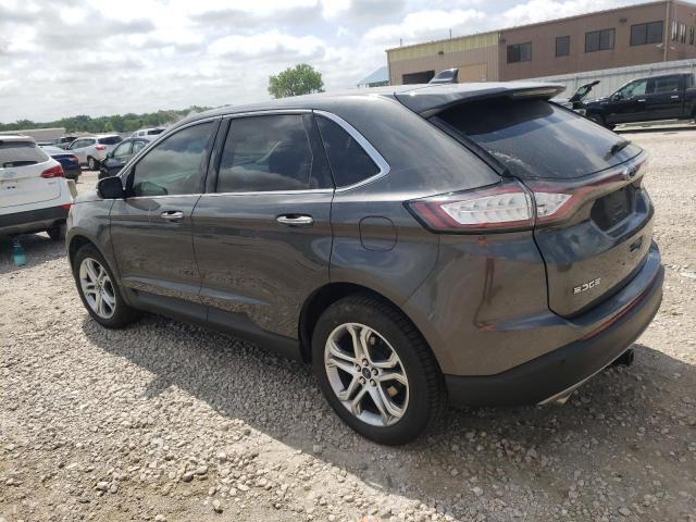 2FMTK4K81FBB28588 - 2015 FORD EDGE TITANIUM CHARCOAL photo 2