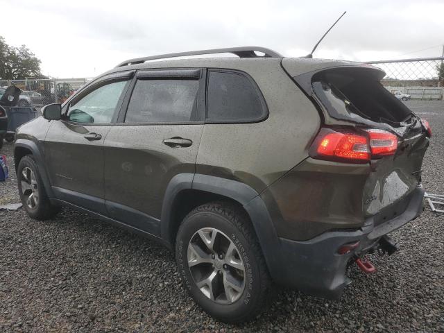 1C4PJMBB7FW571458 - 2015 JEEP CHEROKEE TRAILHAWK 绿色 照片 2
