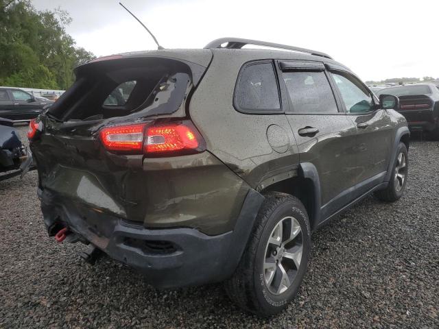 1C4PJMBB7FW571458 - 2015 JEEP CHEROKEE TRAILHAWK 绿色 照片 3
