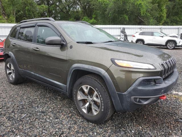 1C4PJMBB7FW571458 - 2015 JEEP CHEROKEE TRAILHAWK 绿色 照片 4