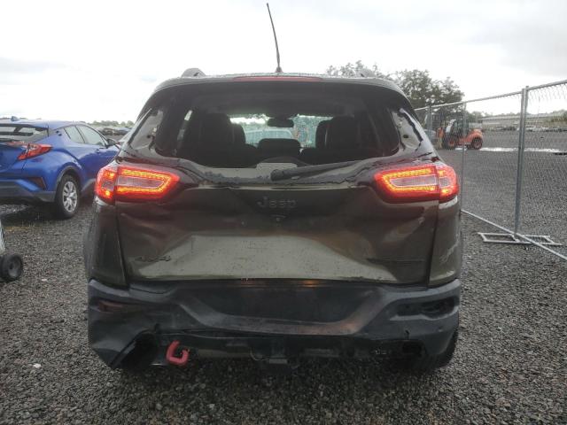 1C4PJMBB7FW571458 - 2015 JEEP CHEROKEE TRAILHAWK 绿色 照片 6