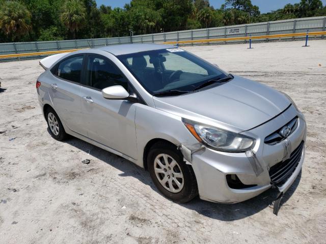 KMHCT4AE2EU640017 - 2014 HYUNDAI ACCENT GLS SILVER photo 4