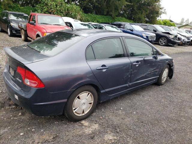 JHMFA36228S001120 - 2008 HONDA CIVIC HYBRID GRAY photo 3