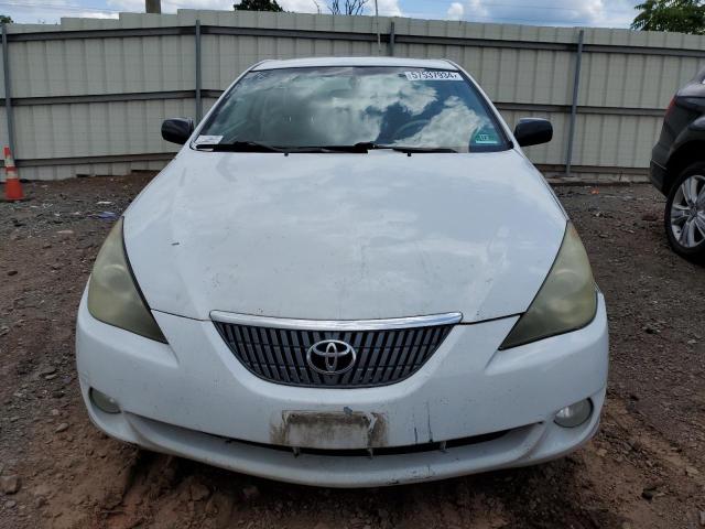 4T1CA30P04U009980 - 2004 TOYOTA CAMRY SOLA SE WHITE photo 5