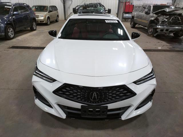 19UUB6F53NA001521 - 2022 ACURA TLX TECH A WHITE photo 5