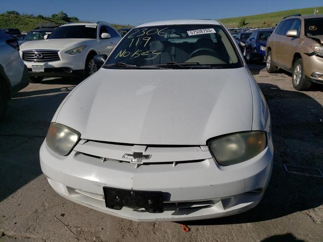 1G1JC52F037370282 - 2003 CHEVROLET CAVALIER WHITE photo 5