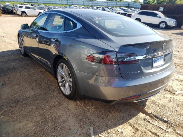5YJSA1CP3DFP07460 - 2013 TESLA MODEL S Сірий фото 3