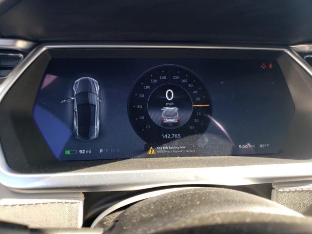 5YJSA1CP3DFP07460 - 2013 TESLA MODEL S Сірий фото 8